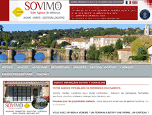 Tablet Screenshot of immobiliersovimo.com